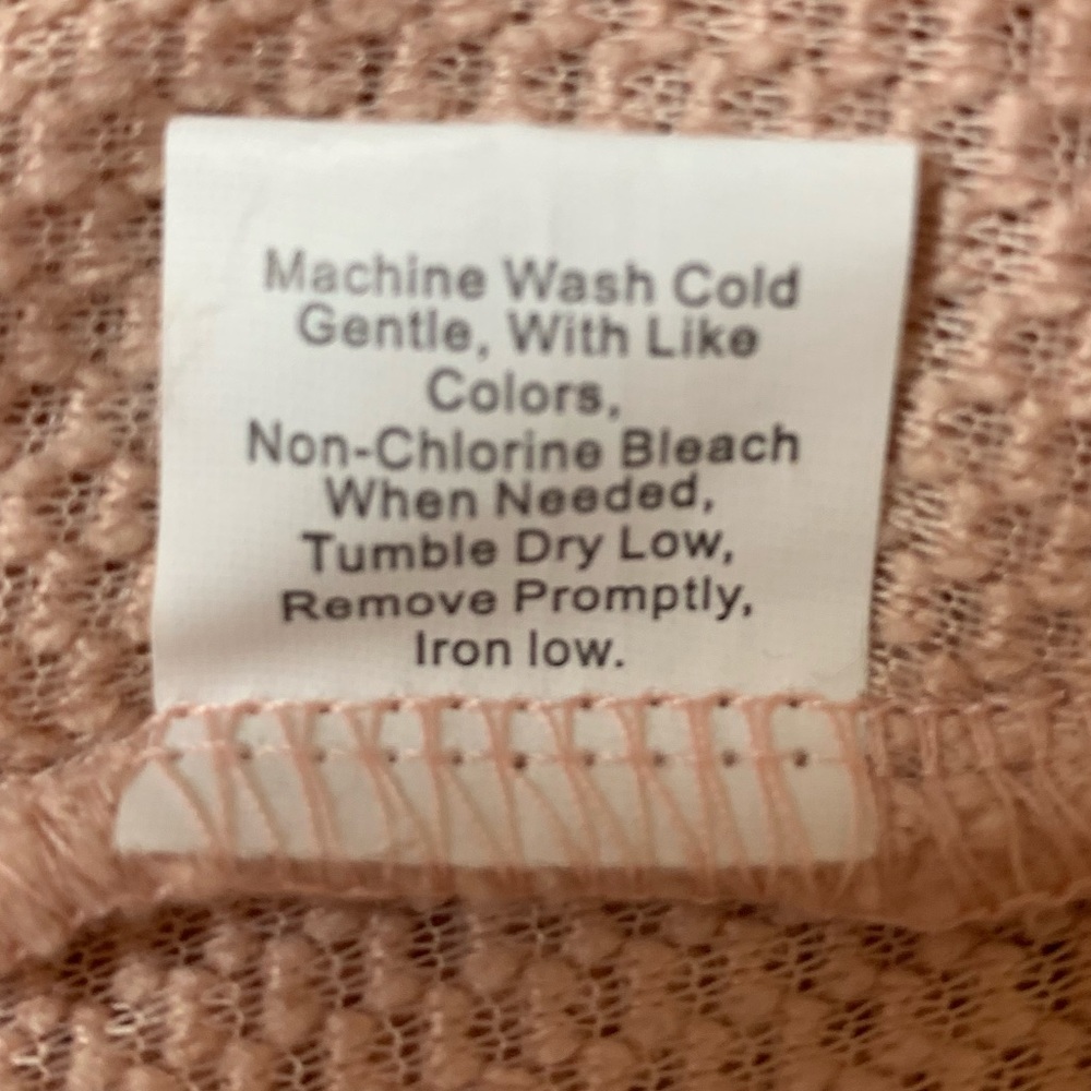 5⭐️Amazingly SOFT Zip Up Blush Sherpa Hoodie - Picture 7 of 8